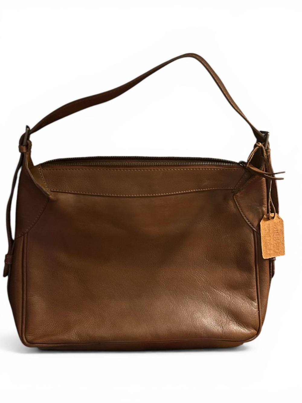 Classic Leather Shoulder Bag EUC in Rich Brown